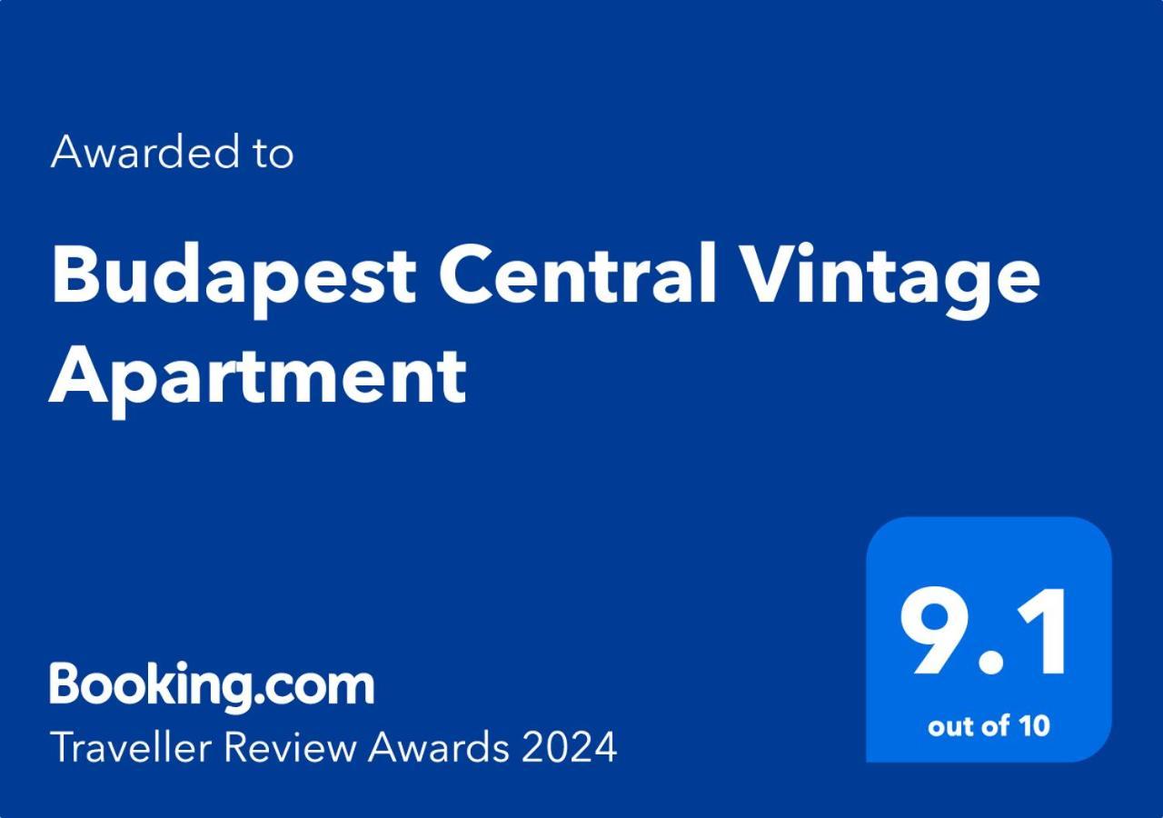 Budapest Central Vintage Apartment Buitenkant foto